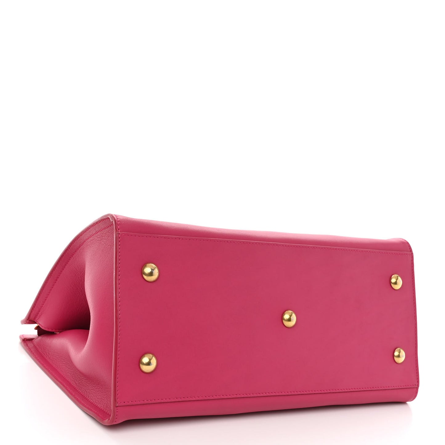 Calfskin Small Classic Y Cabas Fuchsia