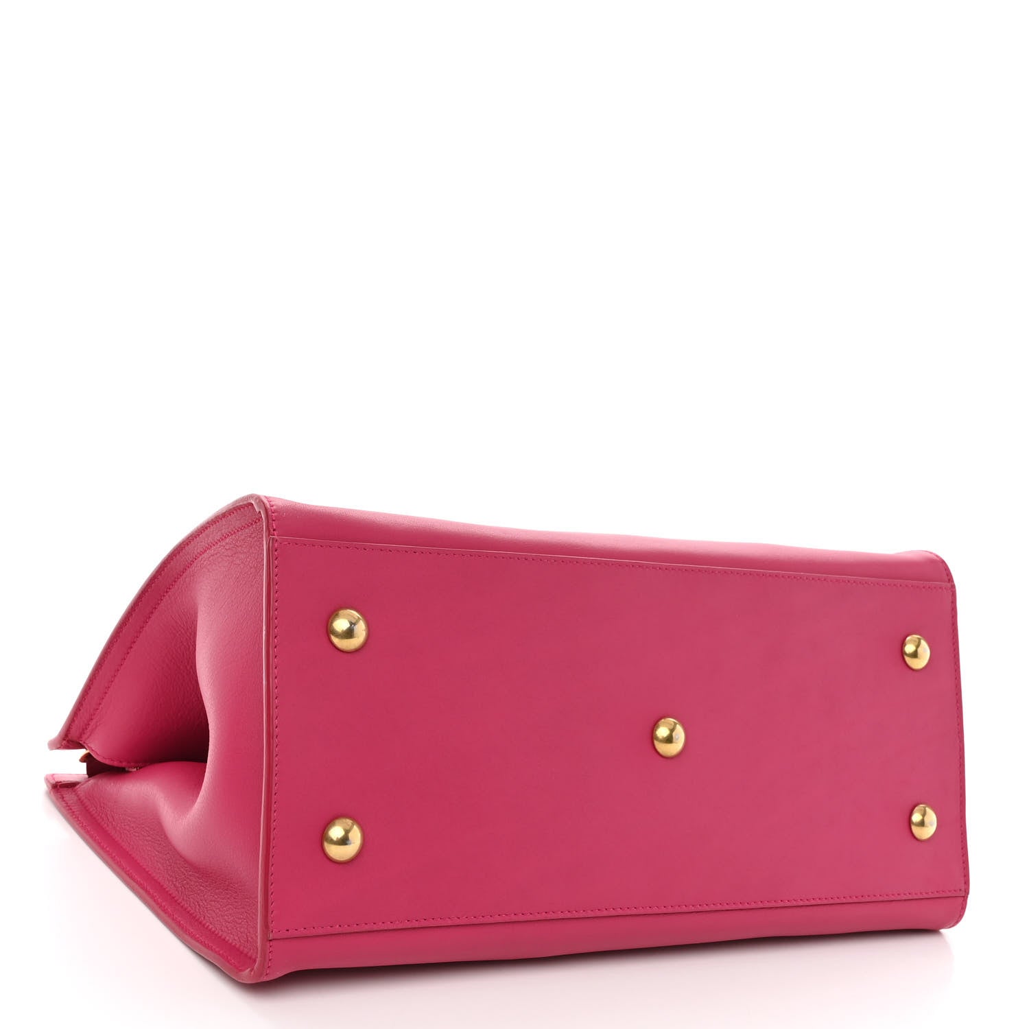 Saint Laurent Calfskin Small Classic Y Cabas Fuchsia 4 of 9