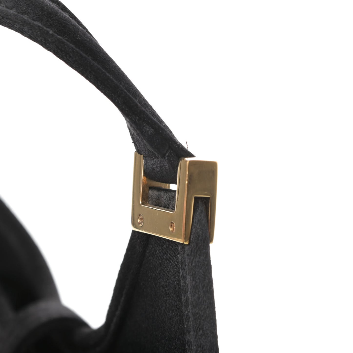 Nylon Small Bardot Shoulder Bag Black