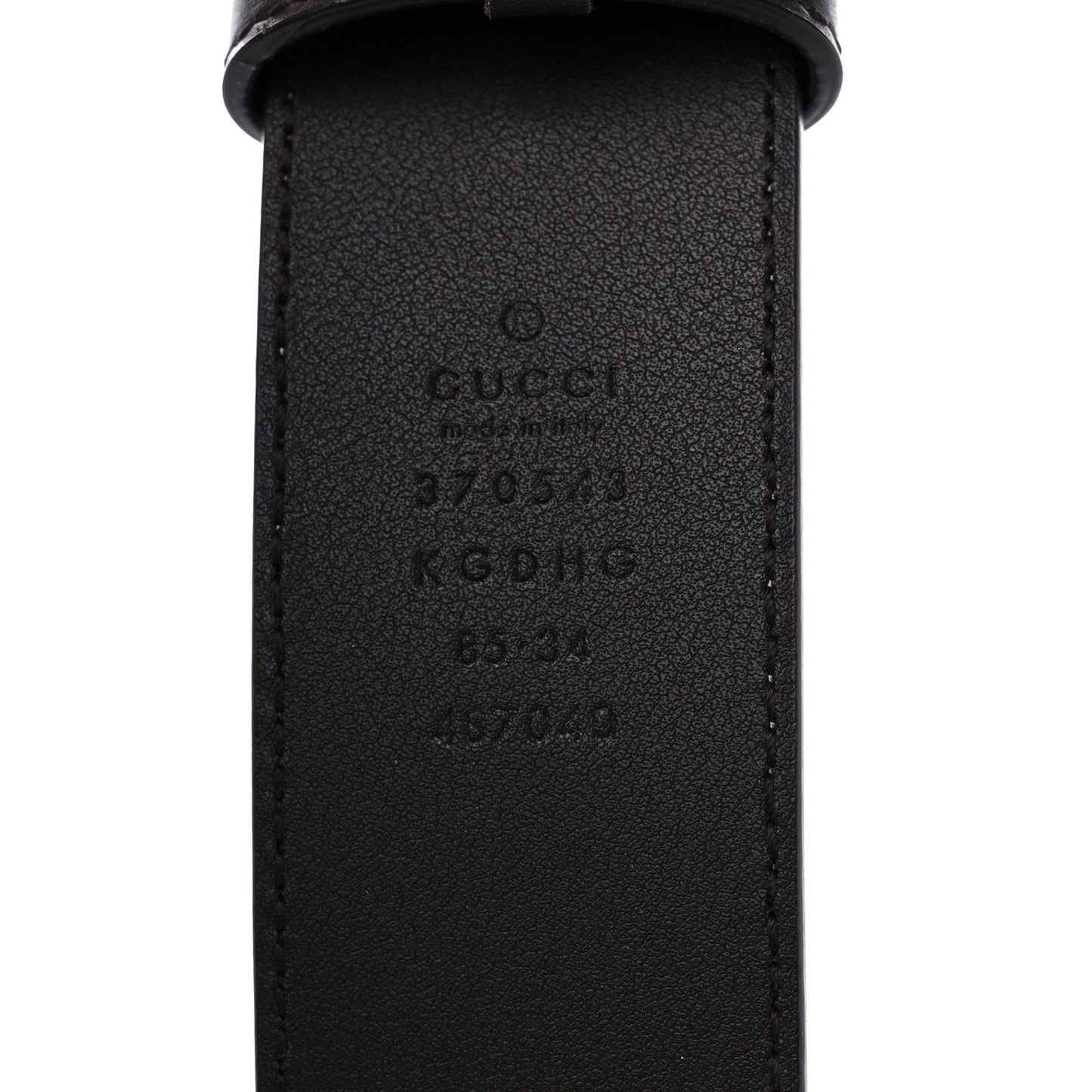 GG Supreme Monogram Interlocking G 37mm Belt 85 34 Beige Ebony Cocoa