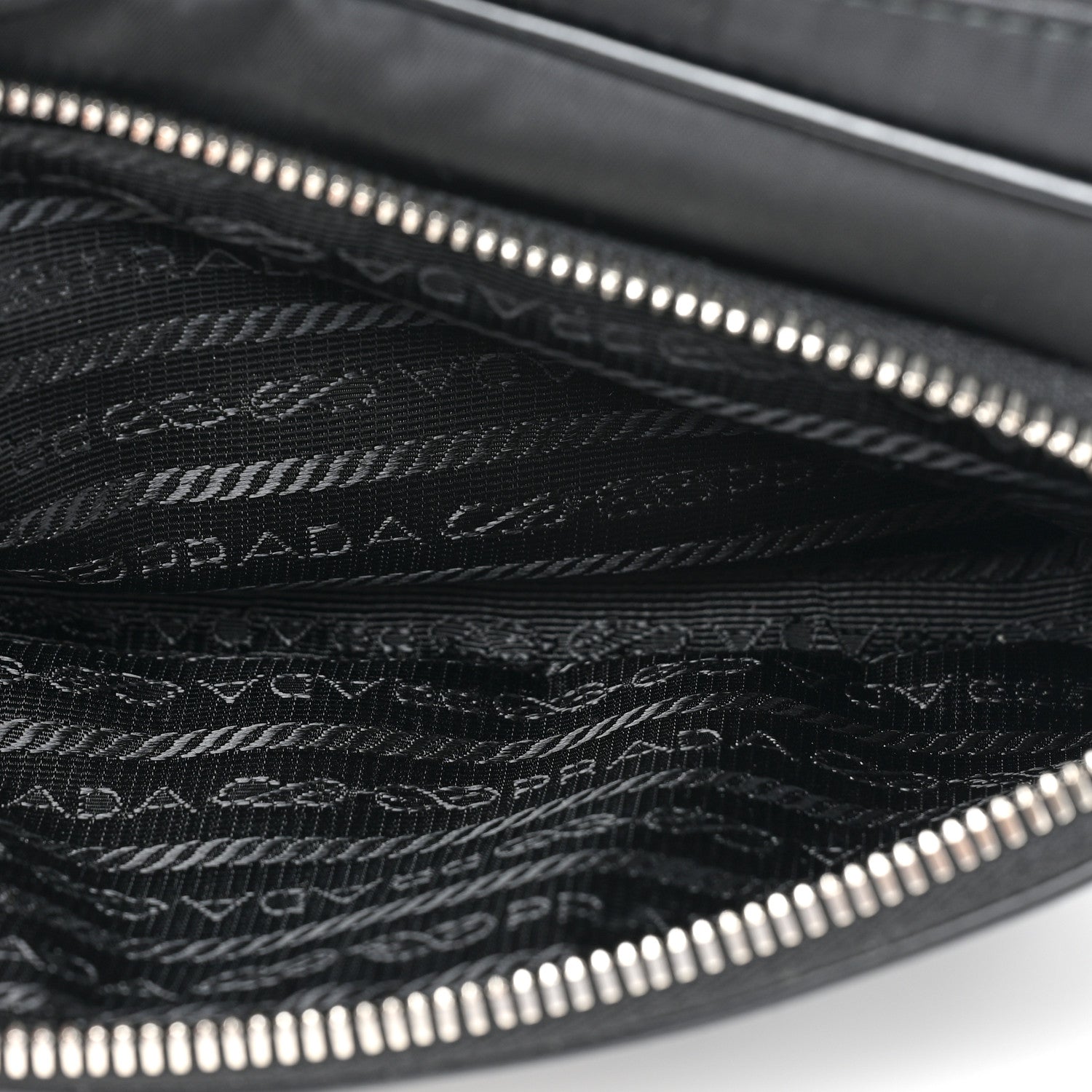 Prada Re-Nylon Tessuto Brushed Calfskin Crossbody Black 6 of 9