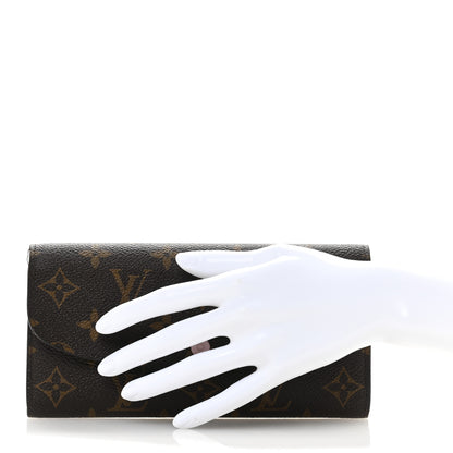 Louis Vuitton Monogram Emilie Wallet Rose Ballerine 2 of 10