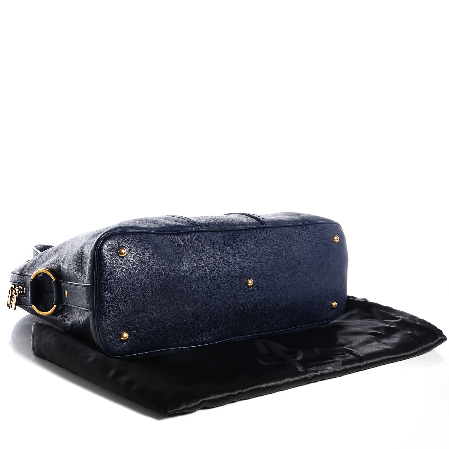 Saint Laurent Leather Oversized Muse Navy Blue 6 of 11