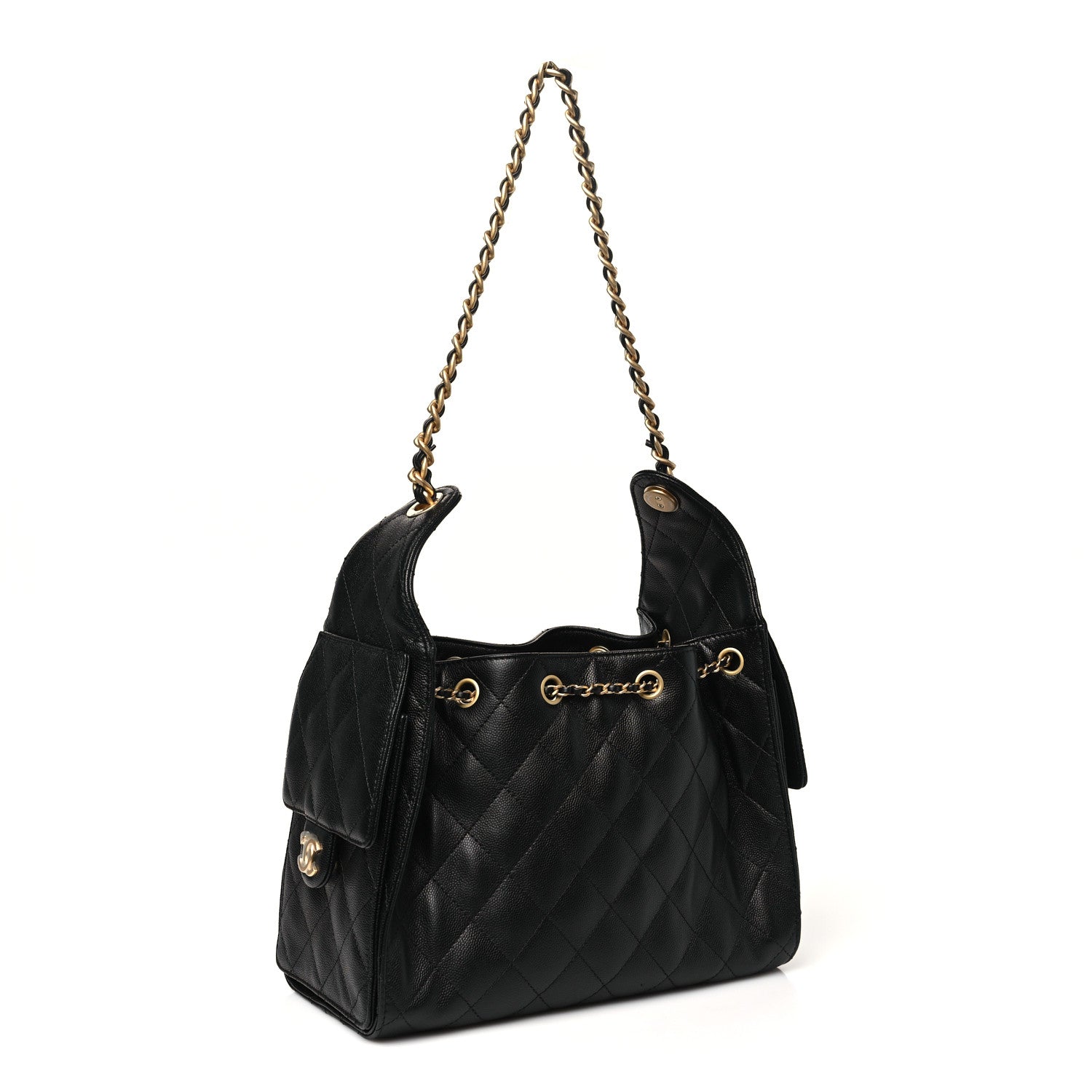 Chanel Caviar Quilted Small Chanel 25 Handbag Black 3 of 11