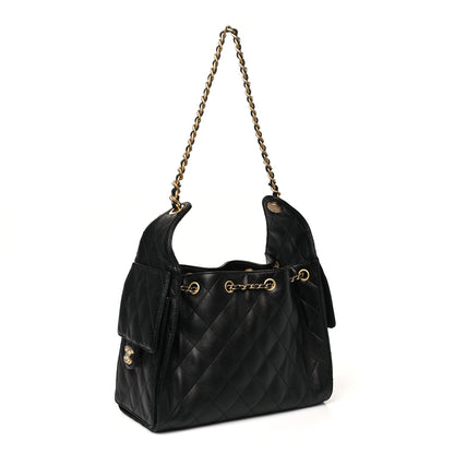 Chanel Caviar Quilted Small Chanel 25 Handbag Black 3 of 11