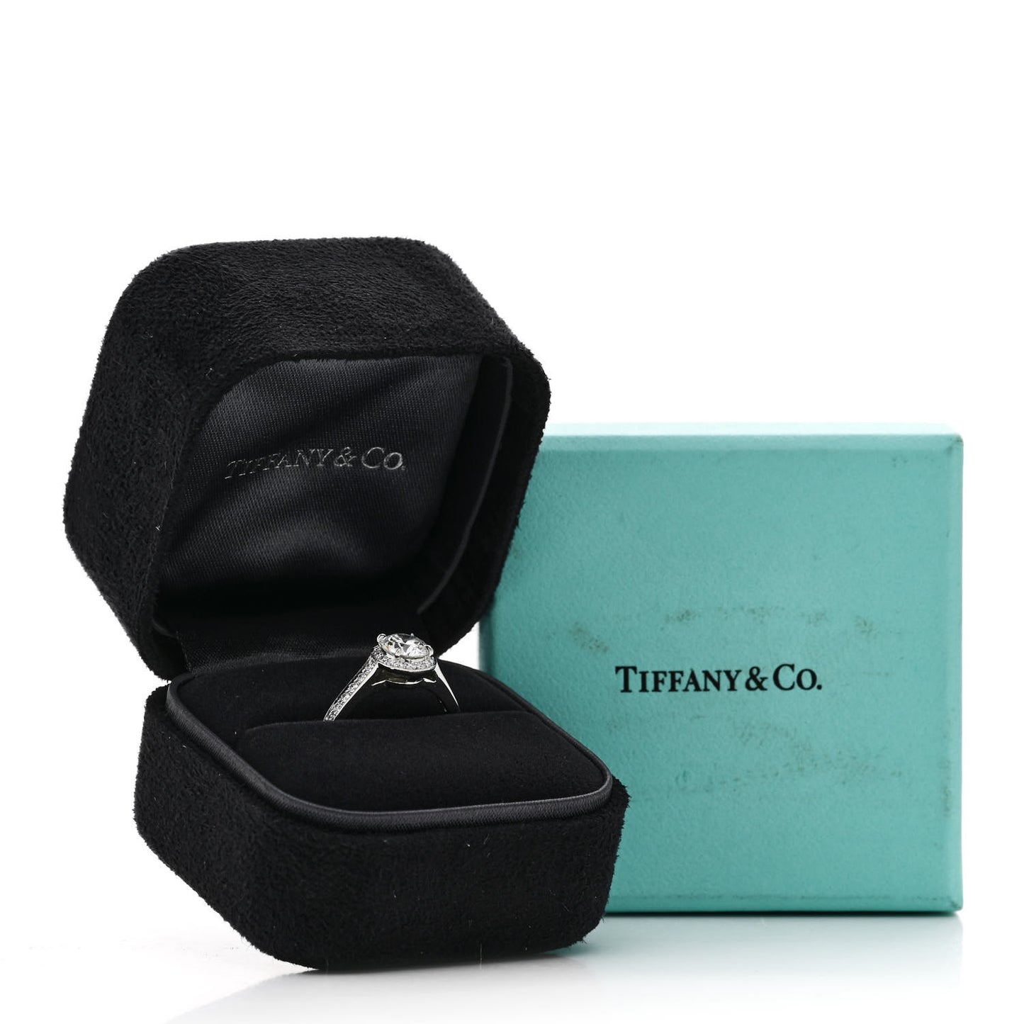 Platinum Diamond .82ct Soleste Round Brilliant Engagement Ring 52 6