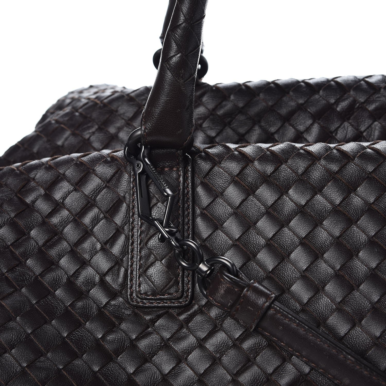 Bottega Veneta Nappa Intrecciato Maxi Convertible Tote Ebano 18 of 25