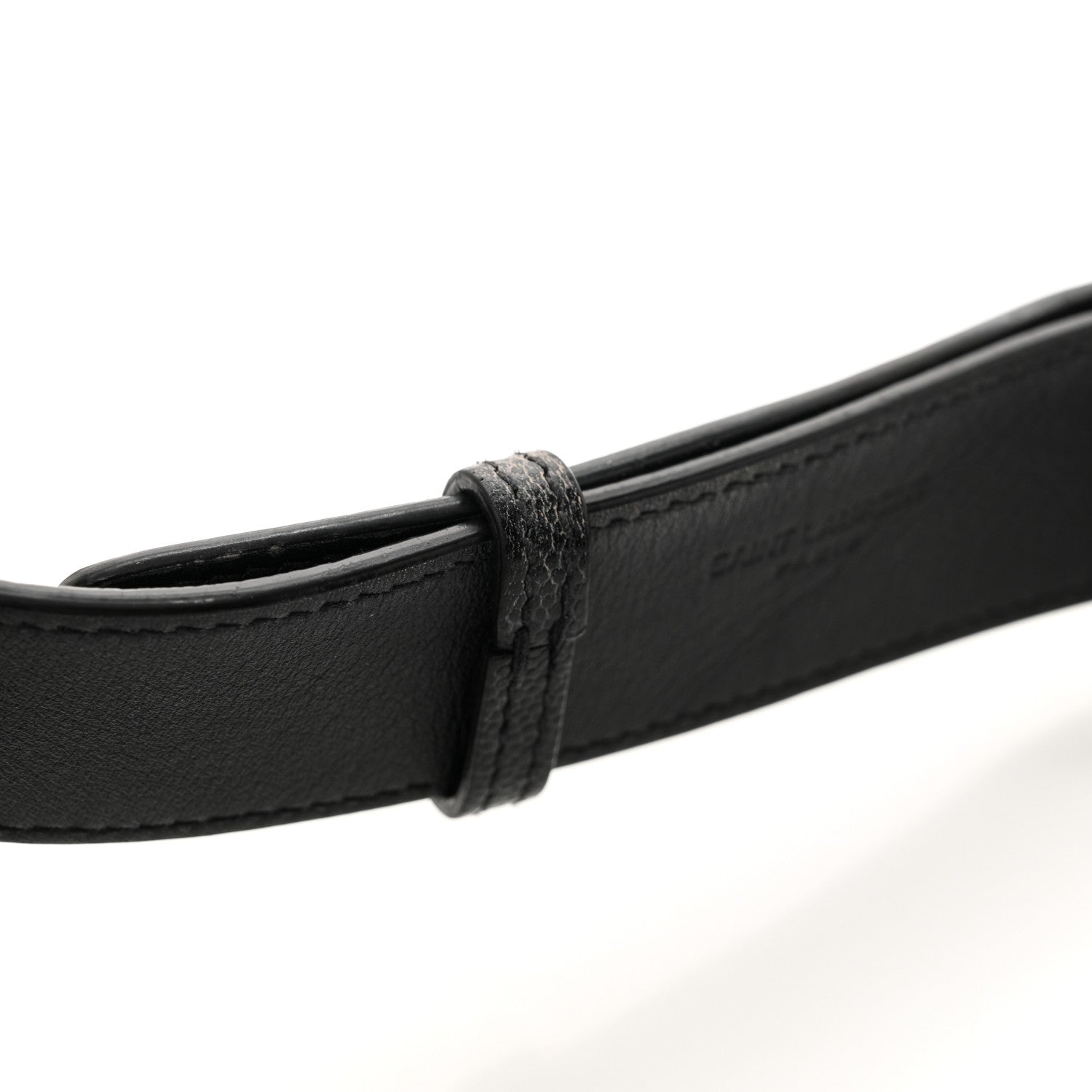 Saint Laurent Grain De Poudre Monogram Belt Bag Black 12 of 12