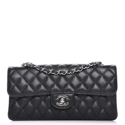 Chanel Caviar Quilted East West Flap Black 1 of 8