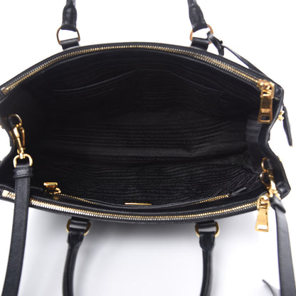 Prada Saffiano Medium Galleria Double Zip Tote Black 5 of 19