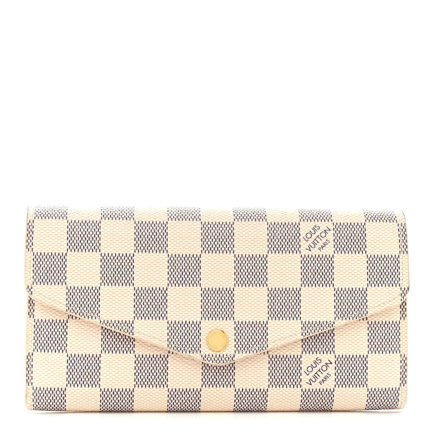 Louis Vuitton Damier Azur Sarah Wallet NM 1 of 8