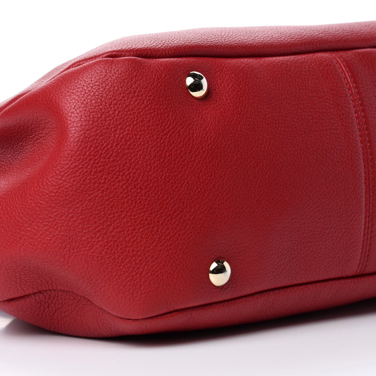 Jimmy Choo Grainy Calfskin Tote Red 6 of 9