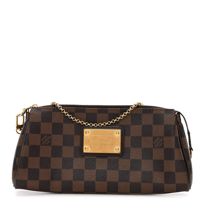 Louis Vuitton Damier Ebene Eva Clutch 1 of 9