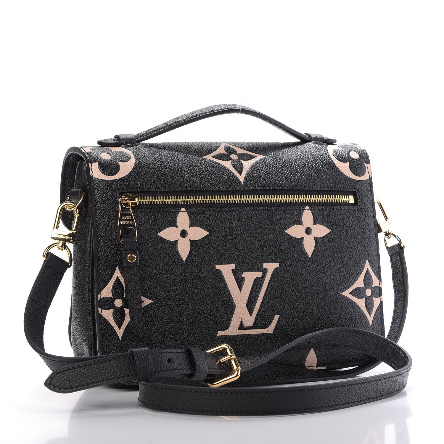 Louis Vuitton Empreinte Monogram Giant Pochette Metis Black Beige 3 of 8
