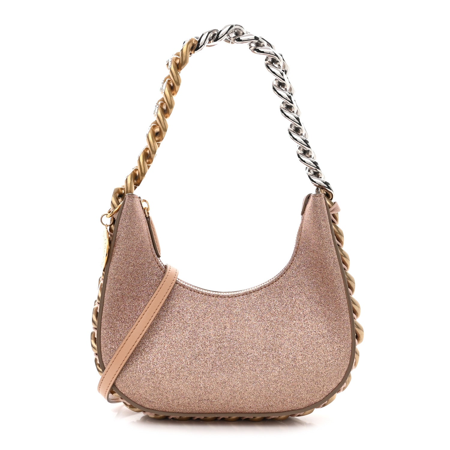 Stella McCartney Glitter Eco Alter Frayme Shoulder Bag Pink 1 of 13