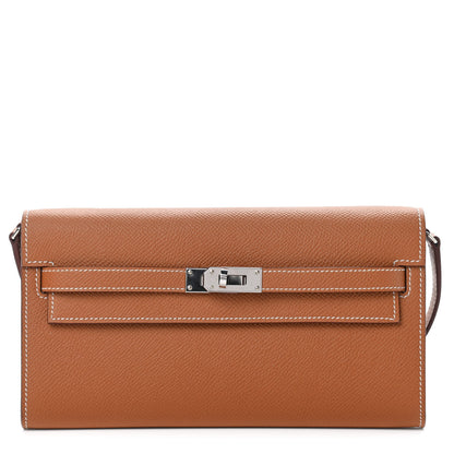 Hermes Epsom Kelly Wallet To Go Gold 1 of 9