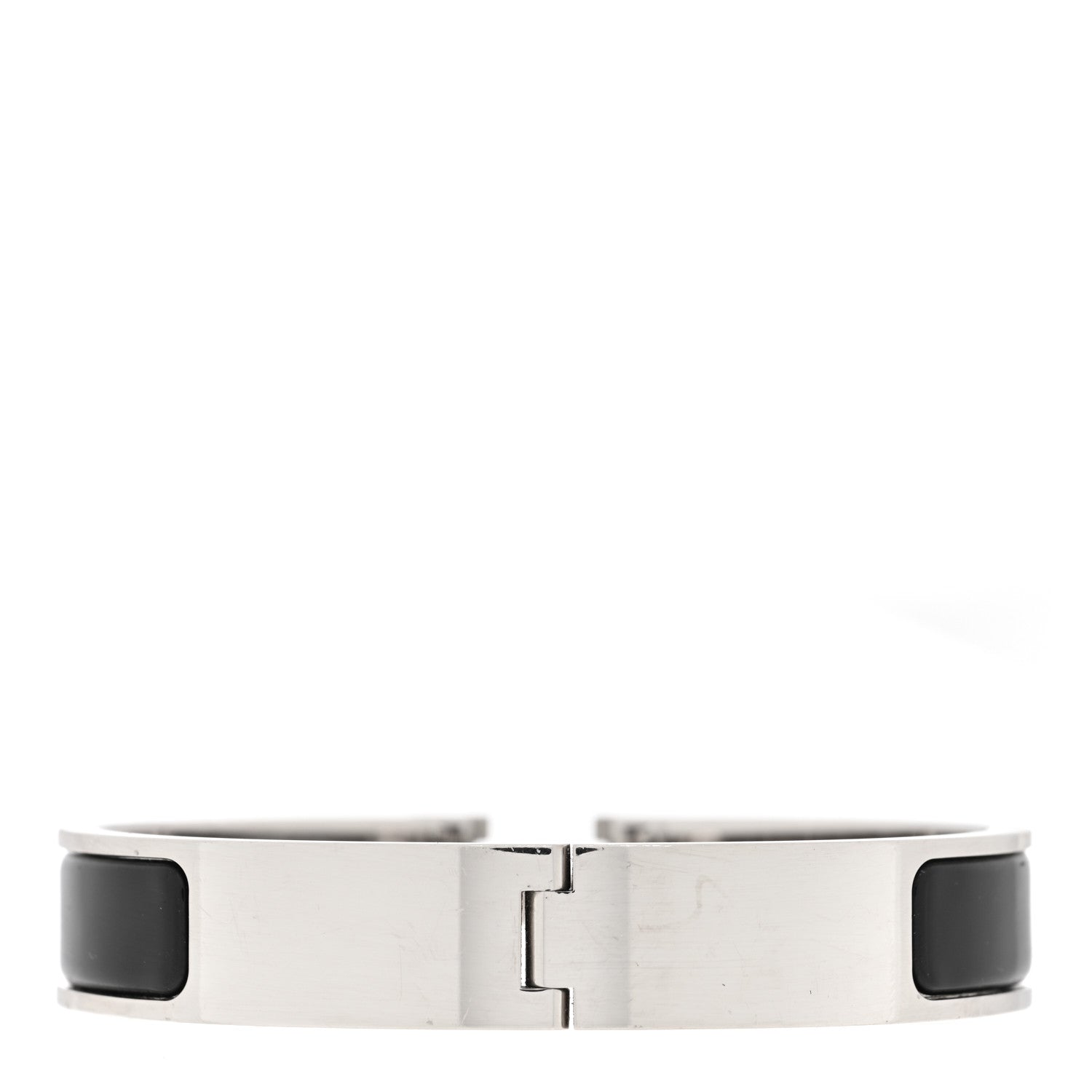 Hermes Enamel Narrow Clic Clac H Bracelet PM Black 3 of 5