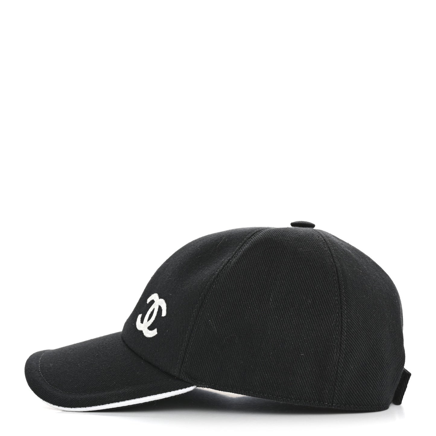 Cotton CC Cap Hat Black White