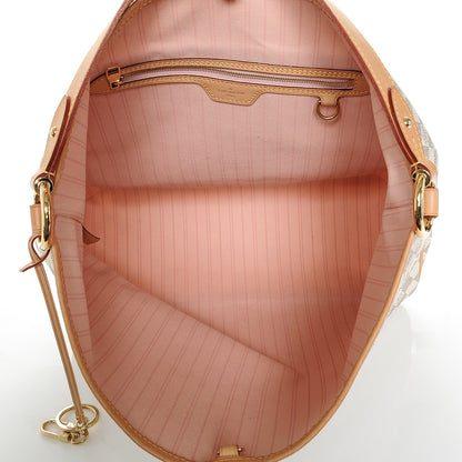 Louis Vuitton Damier Azur Delightful MM Rose Ballerine 5 of 7