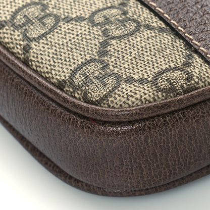 Gucci GG Supreme Monogram Ophidia Phone Case Wristlet Brown 8 of 9