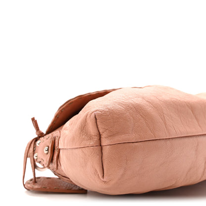 Fendi Calfskin Selleria Small Chef Shoulder Bag Bois De Rose 8 of 9