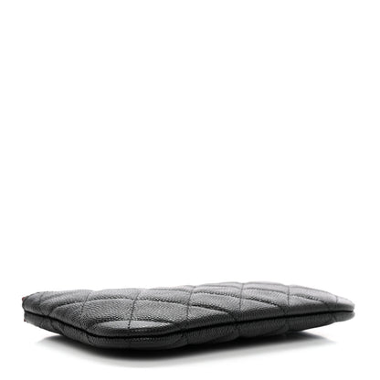 Chanel Caviar Quilted Small Cosmetic Case Black 4 of 7