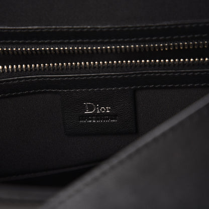 Christian Dior HOMME Calfskin Ribbed Messenger Black 8 of 10