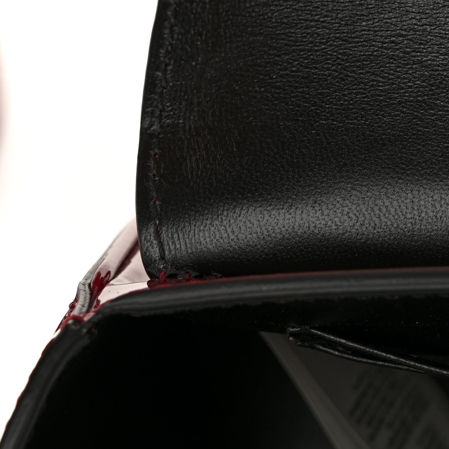 Patent Mini La Medusa Bag Claret