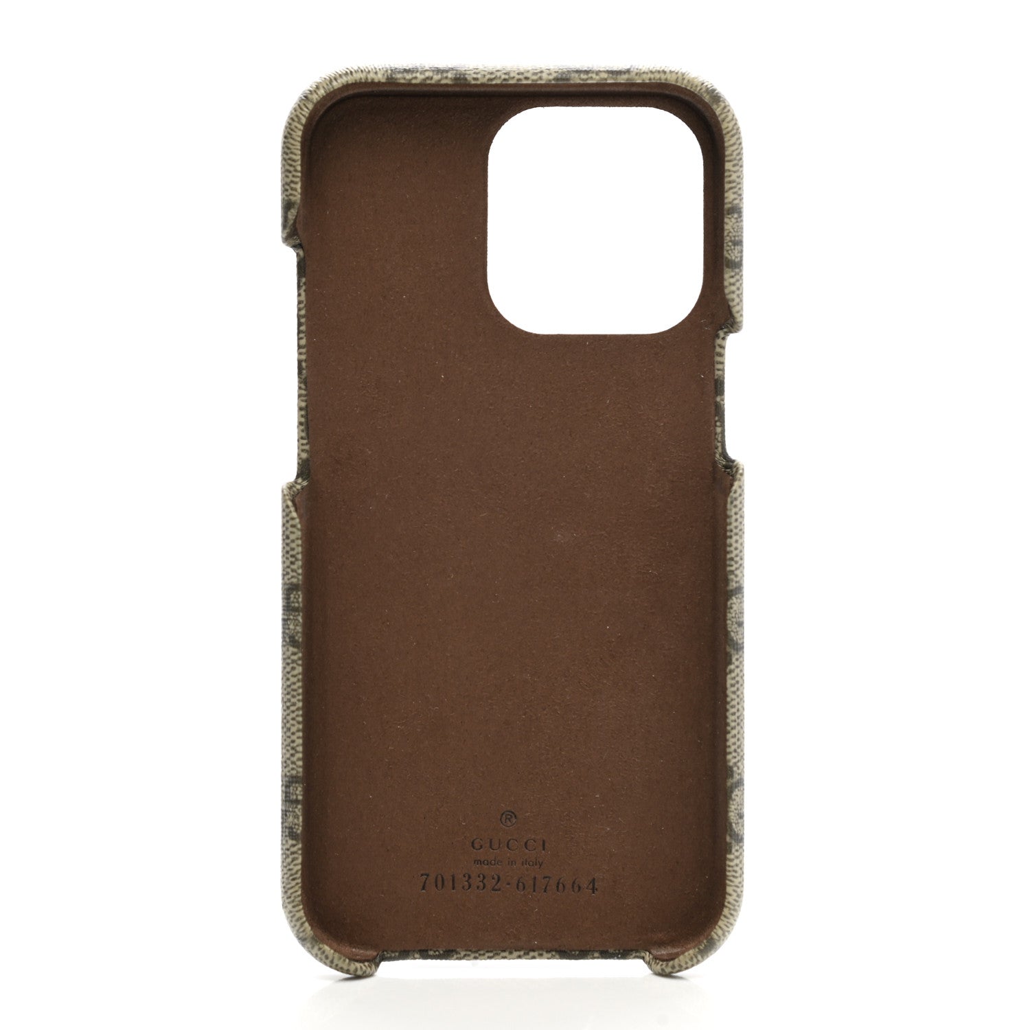 Gucci GG Supreme Monogram Ophidia iPhone 13 Pro Phone Case Brown 5 of 7