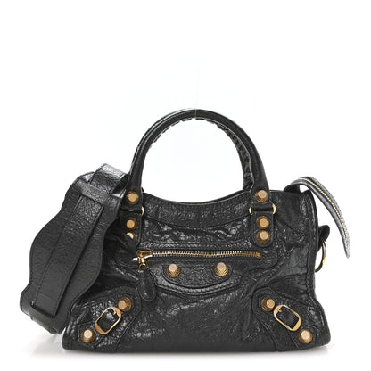 Balenciaga Agneau Giant 12 Gold Hardware Mini City Gris Fossile 1 of 11