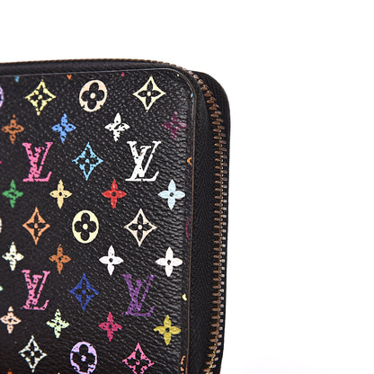 Louis Vuitton Monogram Multicolor Zippy Wallet Black Grenade 9 of 14