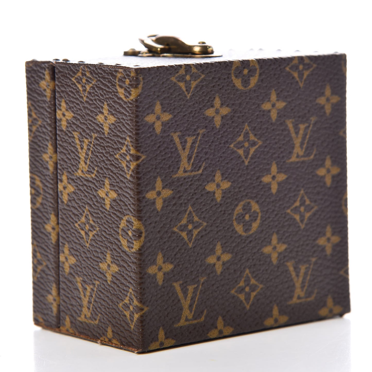 Monogram Earring Box Mini Trunk Case