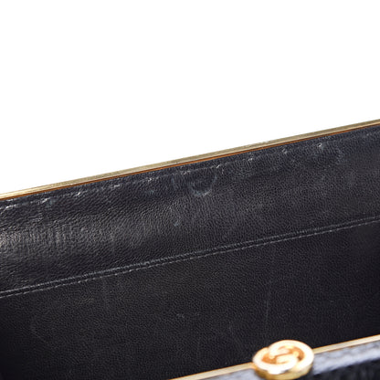 Gucci Crocodile Clutch Black 5 of 11