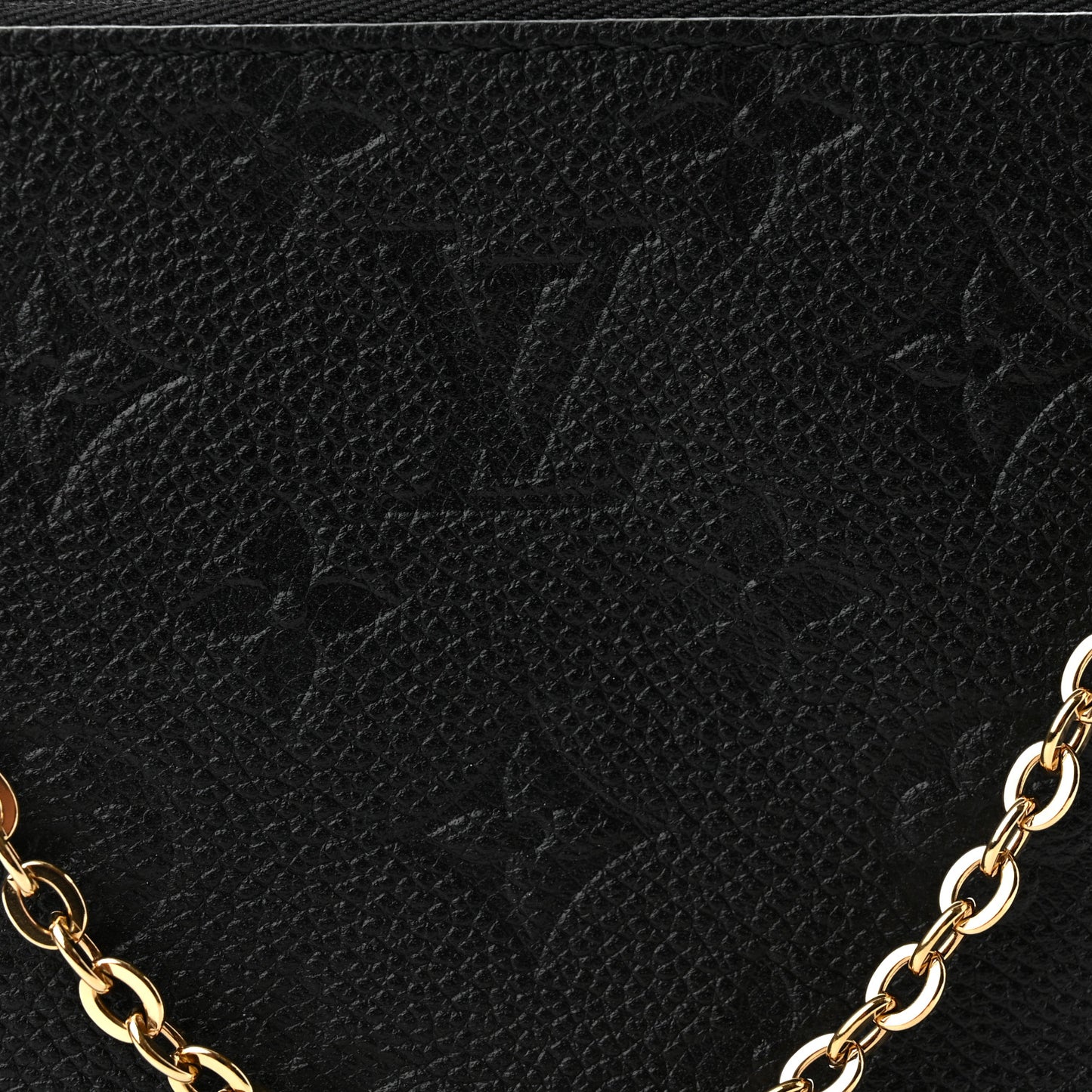 Empreinte Double Zip Pochette Black