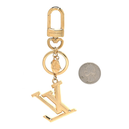 Louis Vuitton LV Facettes Bag Charm Key Holder Gold 2 of 4