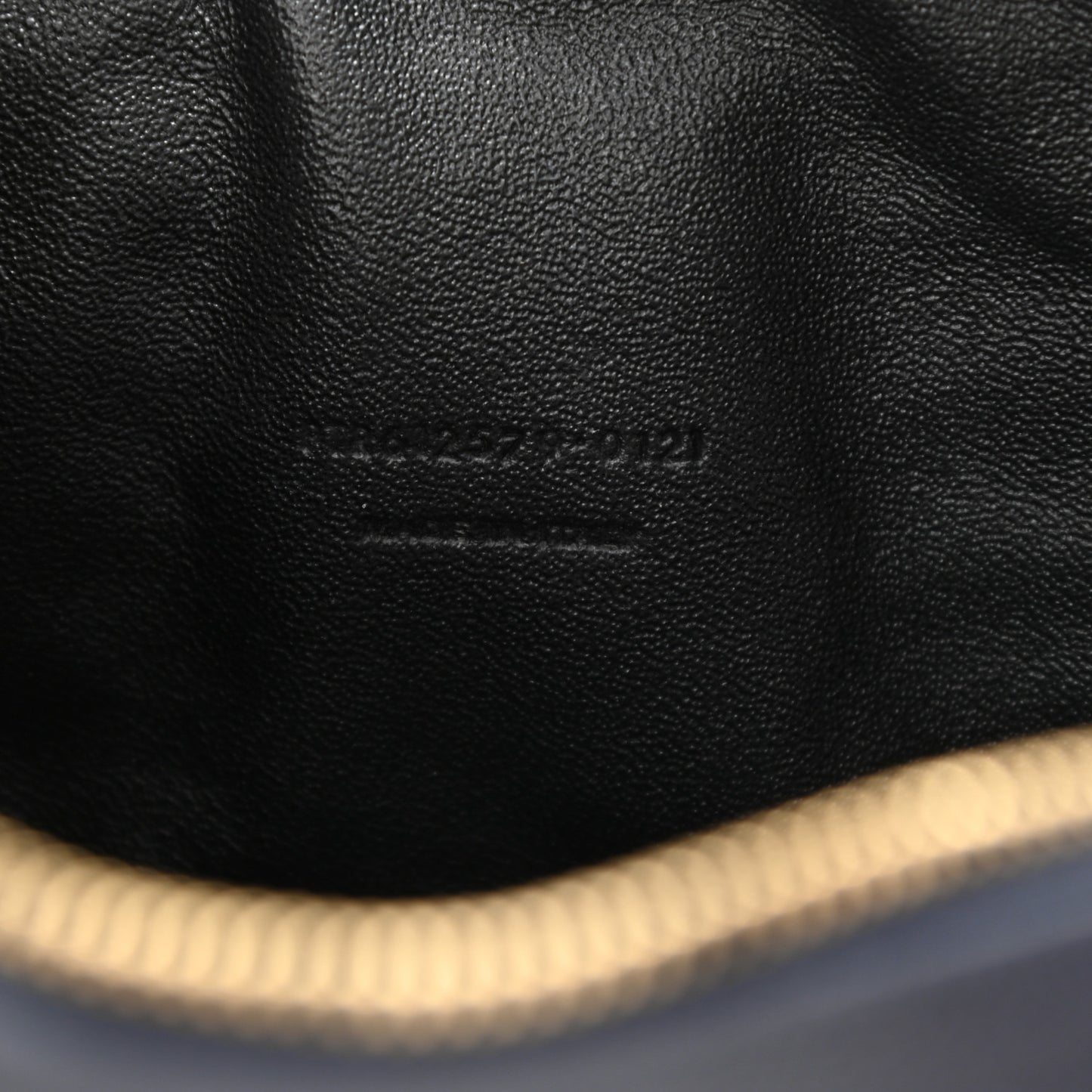 Grain De Poudre Matelasse Monogram Mini Lou Camera Bag Navy