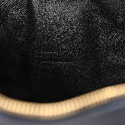 Saint Laurent Grain De Poudre Matelasse Monogram Mini Lou Camera Bag Navy 7 of 11