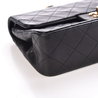 Chanel Lambskin Quilted Small Double Flap Black 11 of 15
