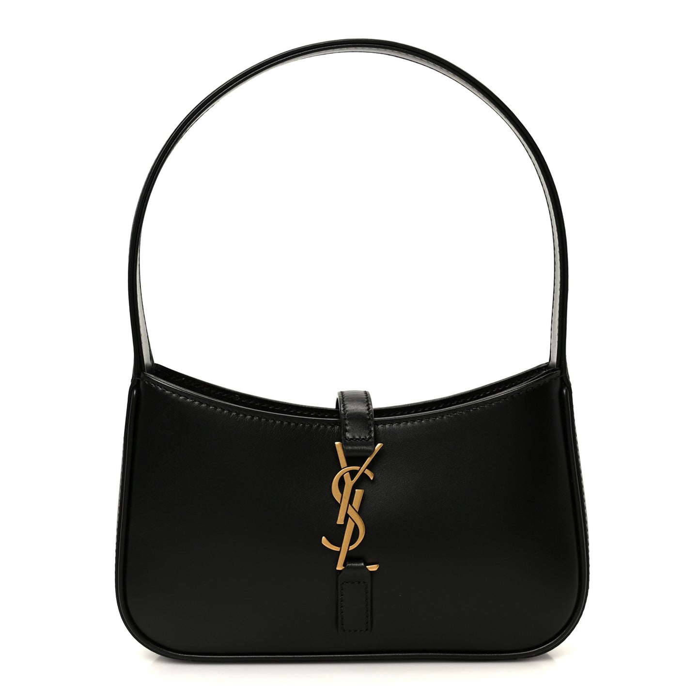Smooth Calfskin Le 5 A 7 Mini Hobo Black