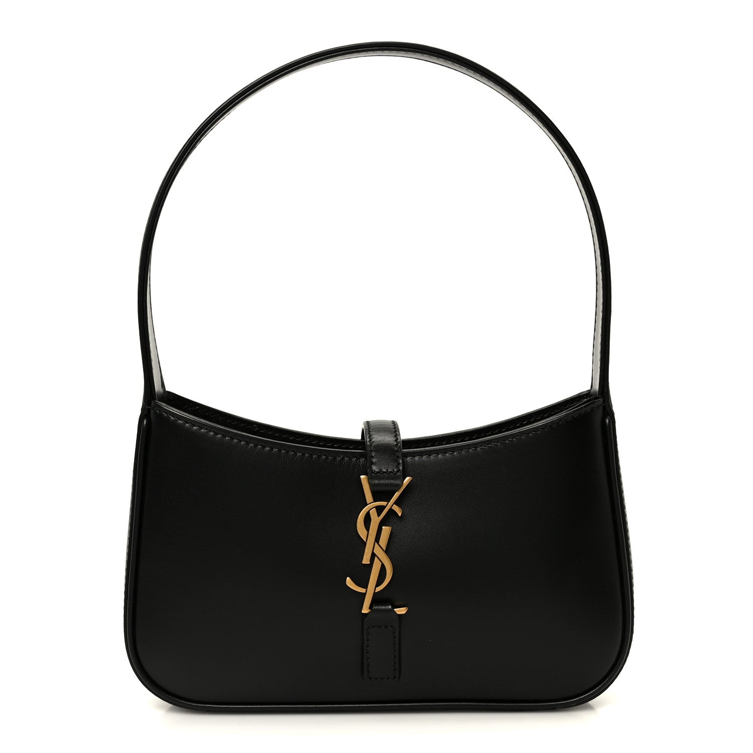 Saint Laurent Smooth Calfskin Le 5 A 7 Mini Hobo Black 1 of 10