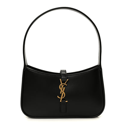 Saint Laurent Smooth Calfskin Le 5 A 7 Mini Hobo Black 1 of 10