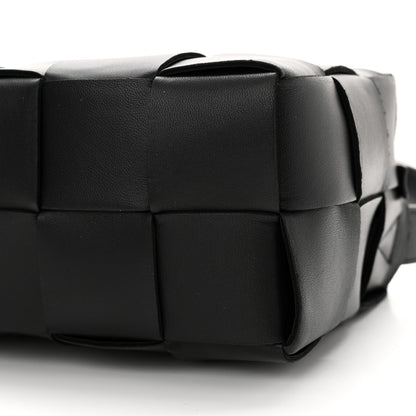Bottega Veneta Lambskin Maxi Intrecciato Brick Cassette Bag Black 10 of 15