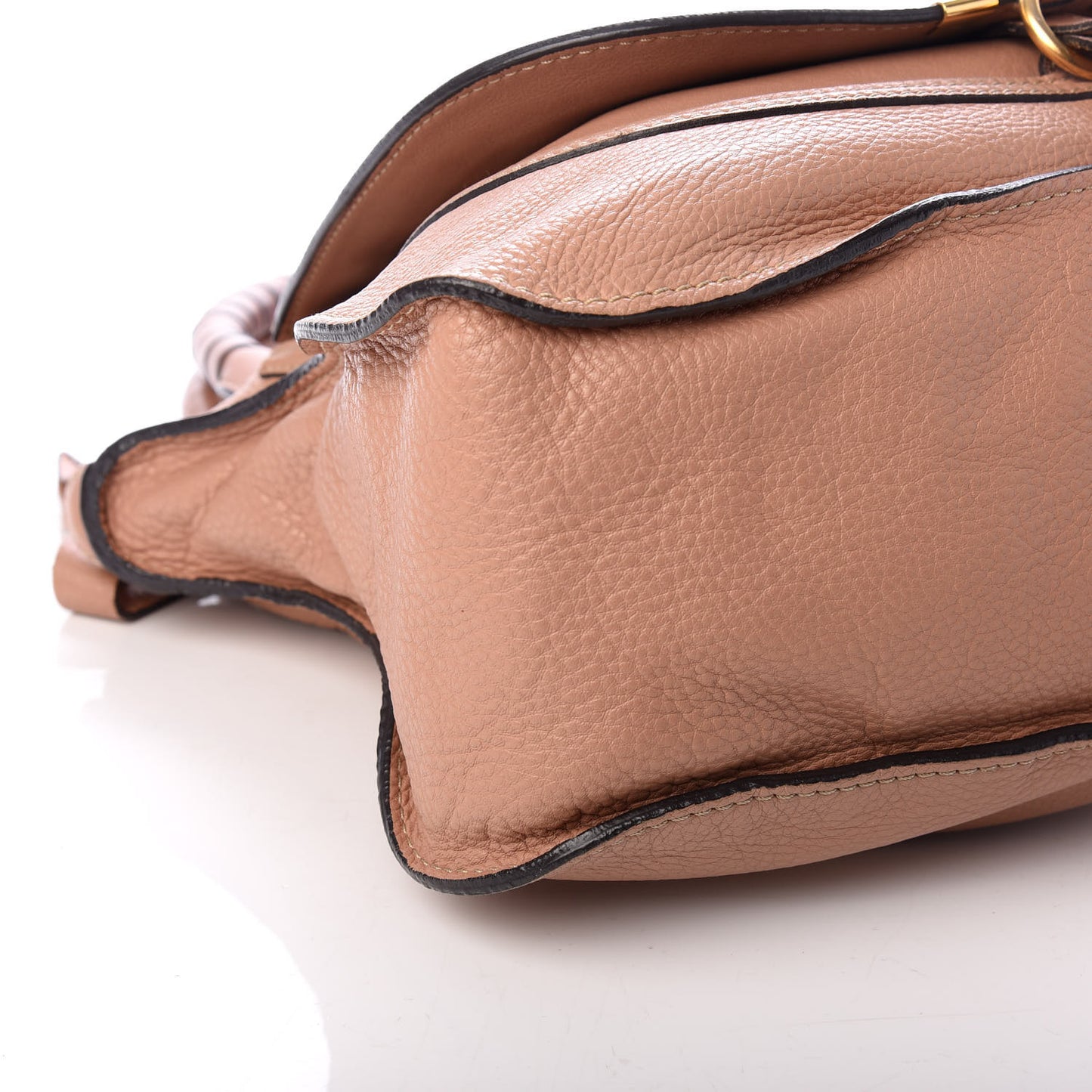 Calfskin Medium Marcie Satchel Nude