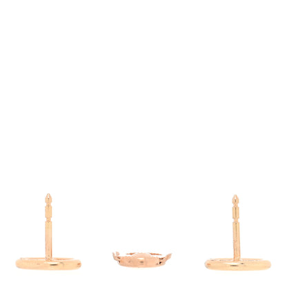 Hermes 18K Rose Gold TPM Farandole Stud Earrings 3 of 4