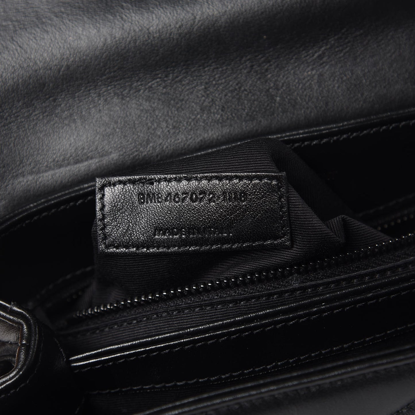 Calfskin Y Quilted Monogram Toy Loulou Crossbody Bag Black