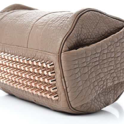 Alexander Wang Pebbled Lambskin Rocco Latte Rose Gold Hardware 8 of 10