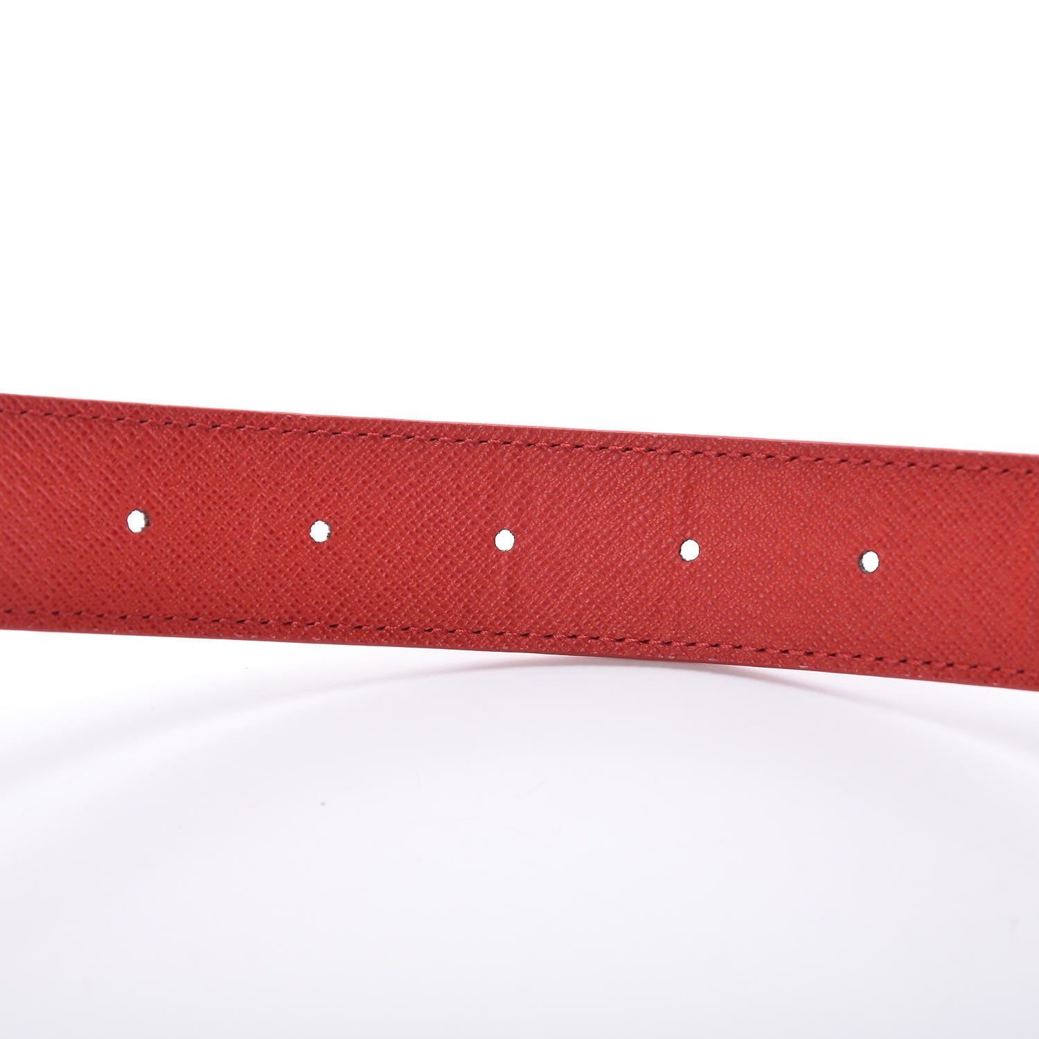 Louis Vuitton Monogram 30mm LV Initiales Reversible Belt 75 30 Coquelicot 5 of 6