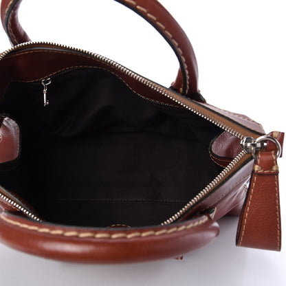 Chloe Calfskin Edith Satchel Ecureil Brown 5 of 11