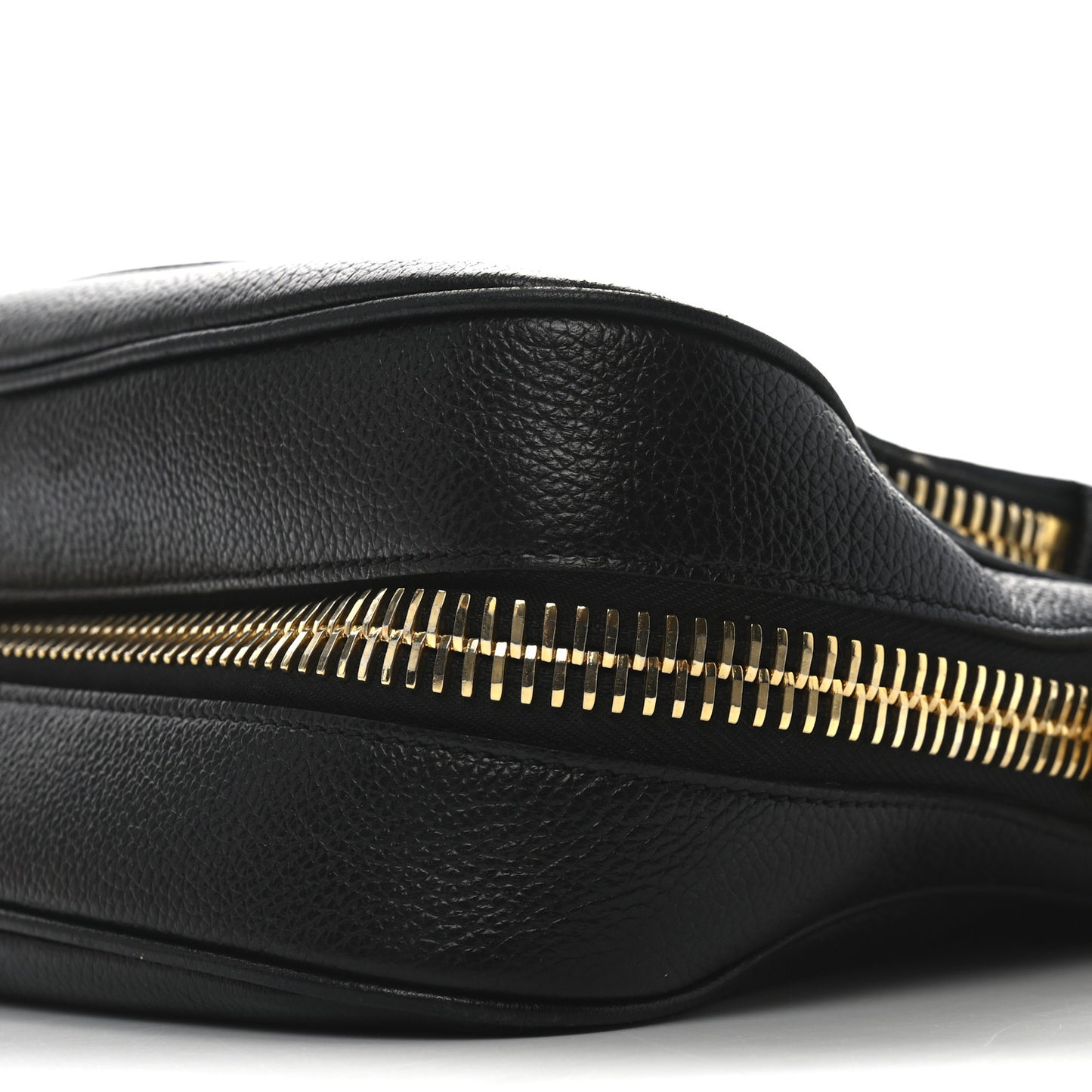 Grained Calfskin Medium Jennifer Crossbody Bag Black