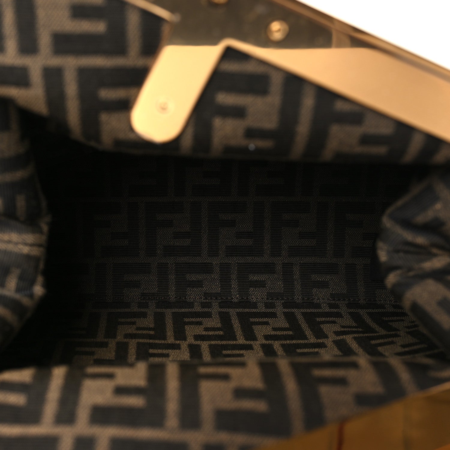 Fendi Shiny Nappa Medium Fendi First Ebano 5 of 9